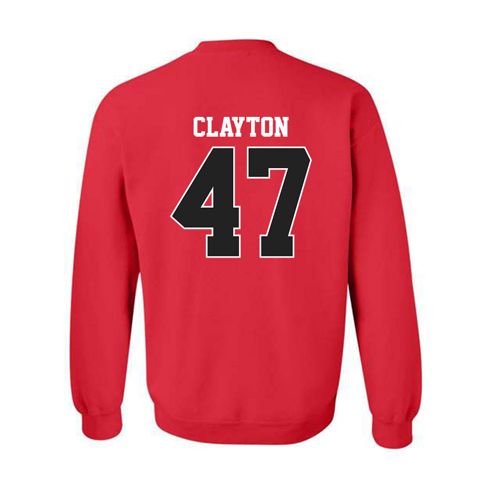 CSUN - NCAA Baseball : Royce Clayton - Classic Shersey Crewneck Sweatshirt-1