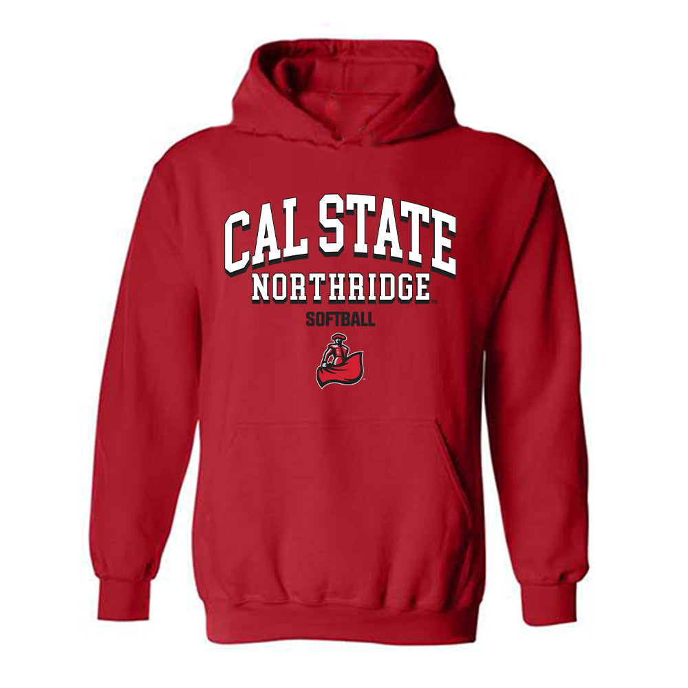 CSUN - NCAA Softball : Vinessa Nunez - Classic Shersey Hooded Sweatshirt-0