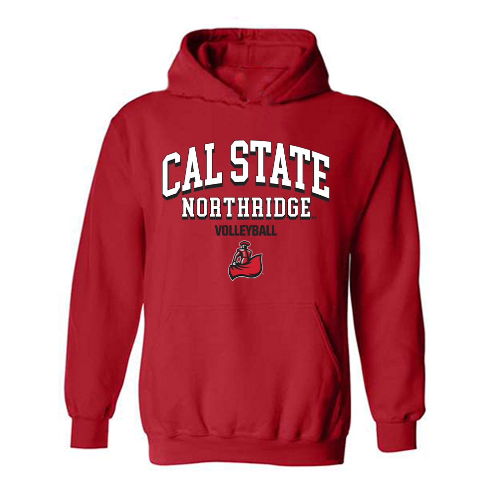 CSUN - NCAA Women's Volleyball : Anne Gilmore - Classic Shersey Hooded Sweatshirt-0