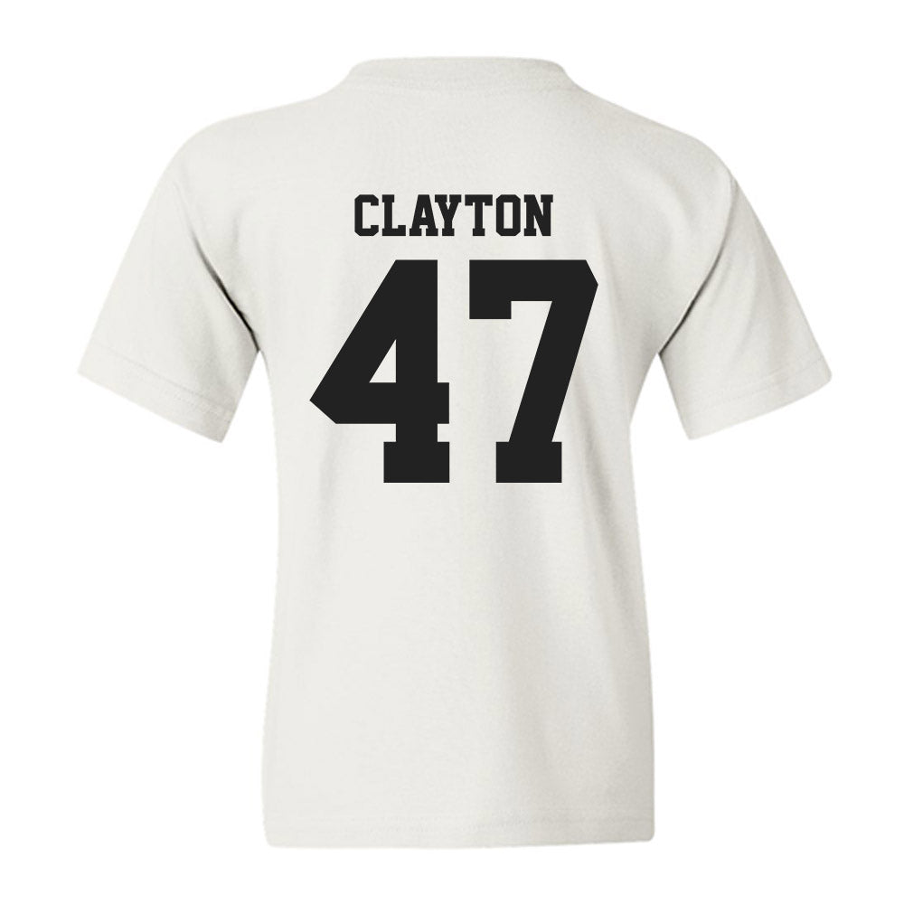 CSUN - NCAA Baseball : Royce Clayton - Classic Shersey Youth T-Shirt-1