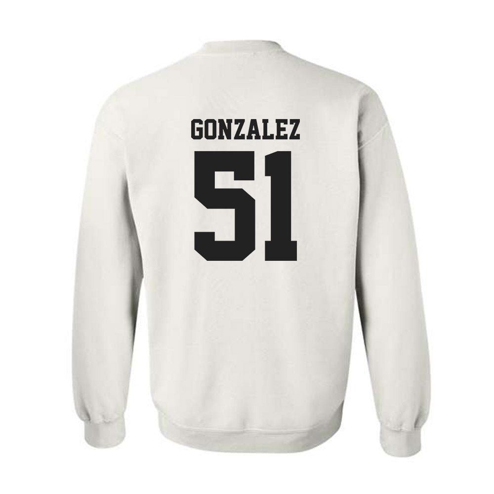 CSUN - NCAA Baseball : Roberto Gonzalez - Classic Shersey Crewneck Sweatshirt-1