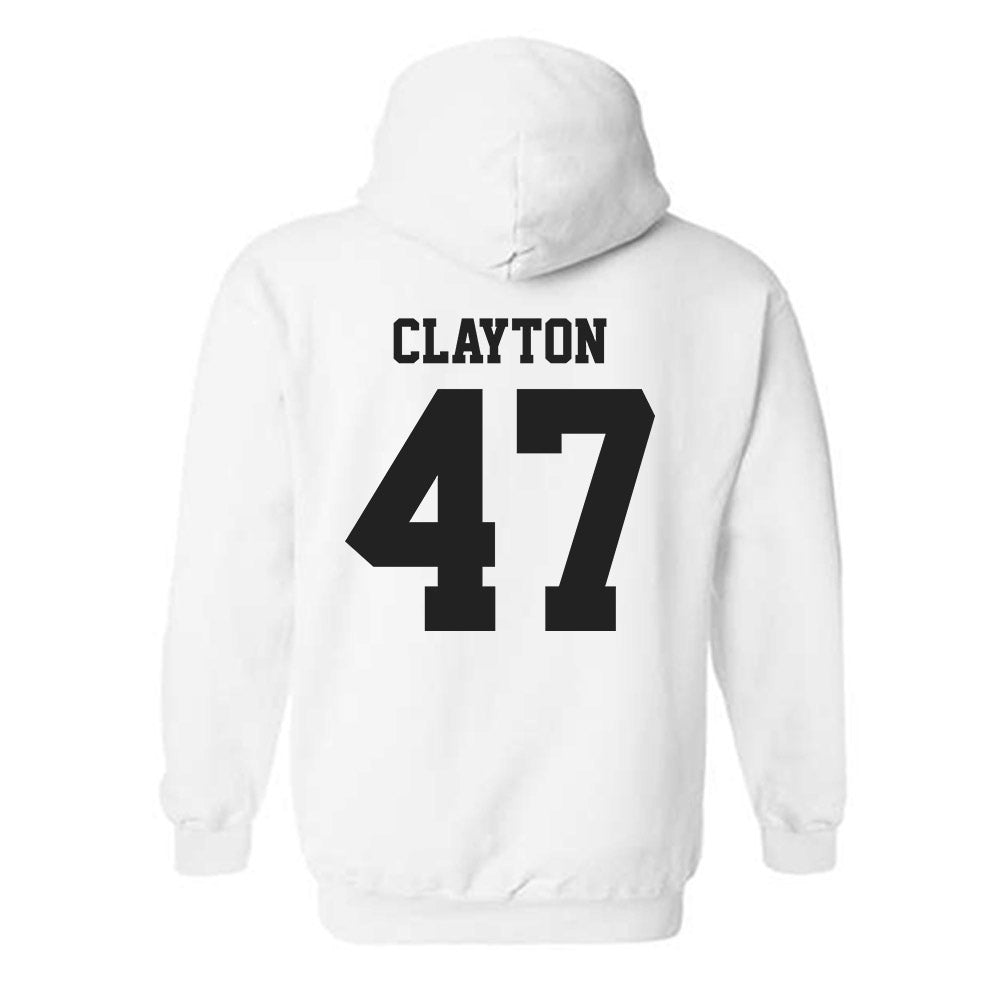CSUN - NCAA Baseball : Royce Clayton - Classic Shersey Hooded Sweatshirt-1
