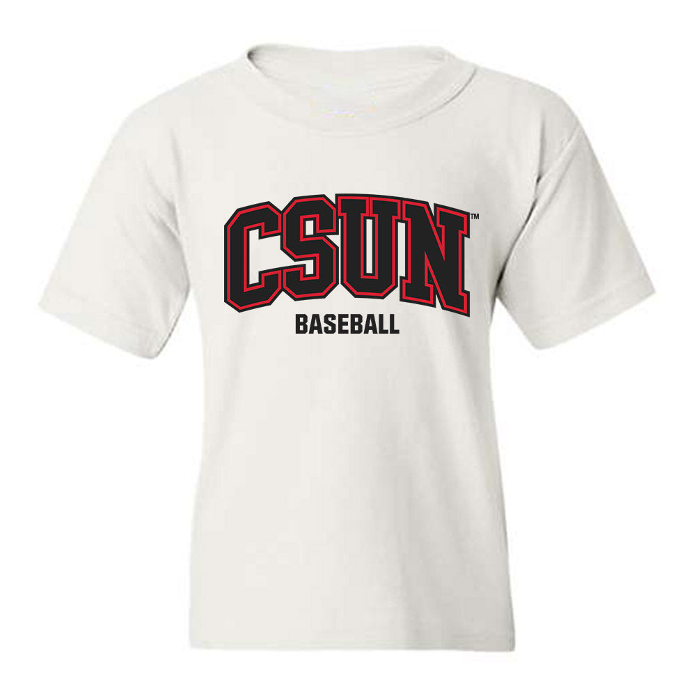 CSUN - NCAA Baseball : Roberto Gonzalez - Classic Shersey Youth T-Shirt-0