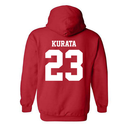 CSUN - NCAA Baseball : Matthew Kurata - Classic Fashion Shersey Hooded Sweatshirt-1