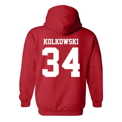 CSUN - NCAA Softball : Kylie Kolkowski - Classic Fashion Shersey Hooded Sweatshirt-1