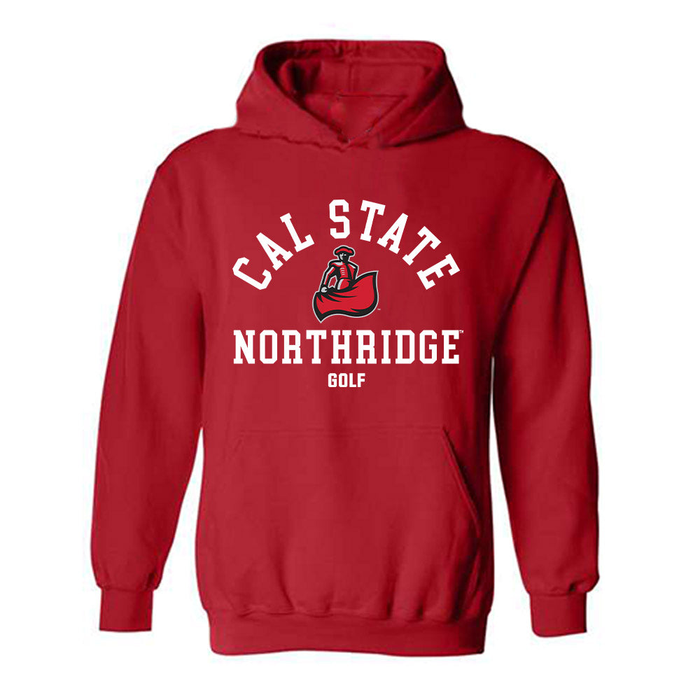 CSUN - NCAA Men's Golf : Bryson Barnes - Classic Fashion Shersey Hooded Sweatshirt-0