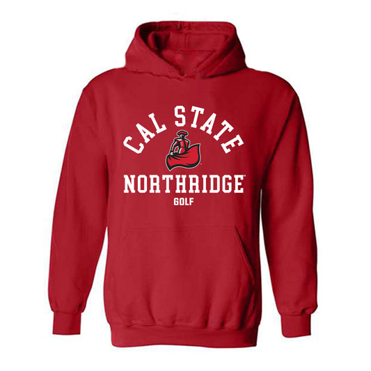 CSUN - NCAA Men's Golf : Bryson Barnes - Classic Fashion Shersey Hooded Sweatshirt-0