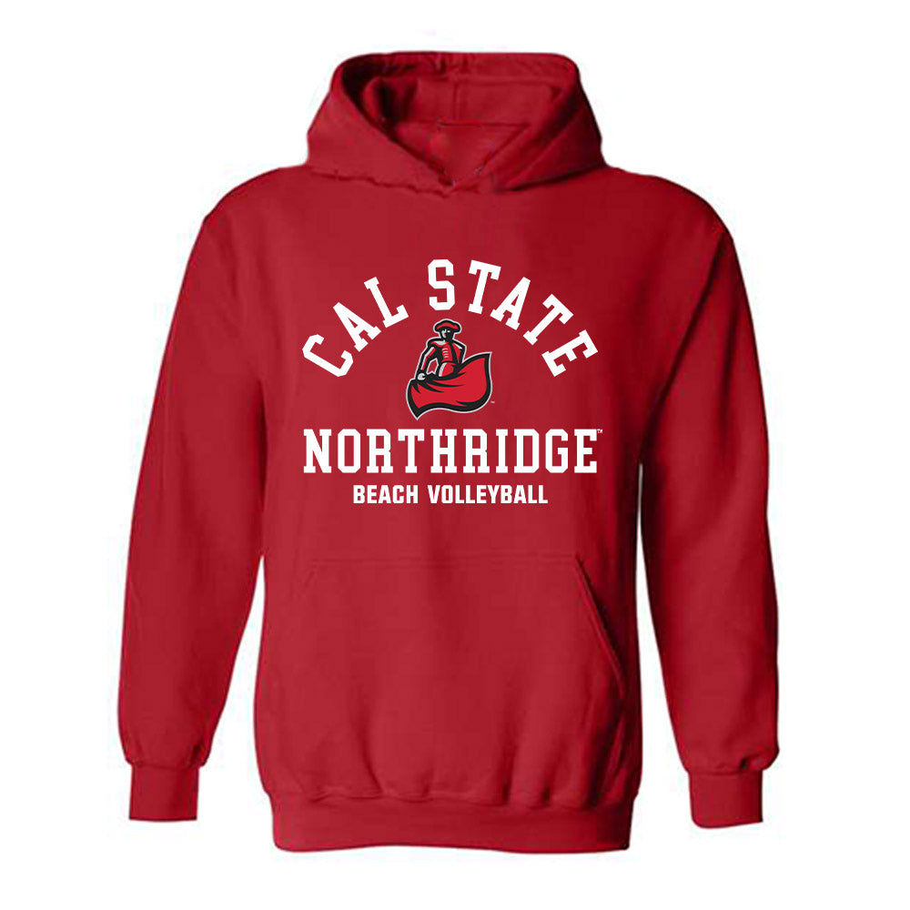 CSUN - NCAA Beach Volleyball : Julia Gunner - Classic Fashion Shersey Hooded Sweatshirt-0