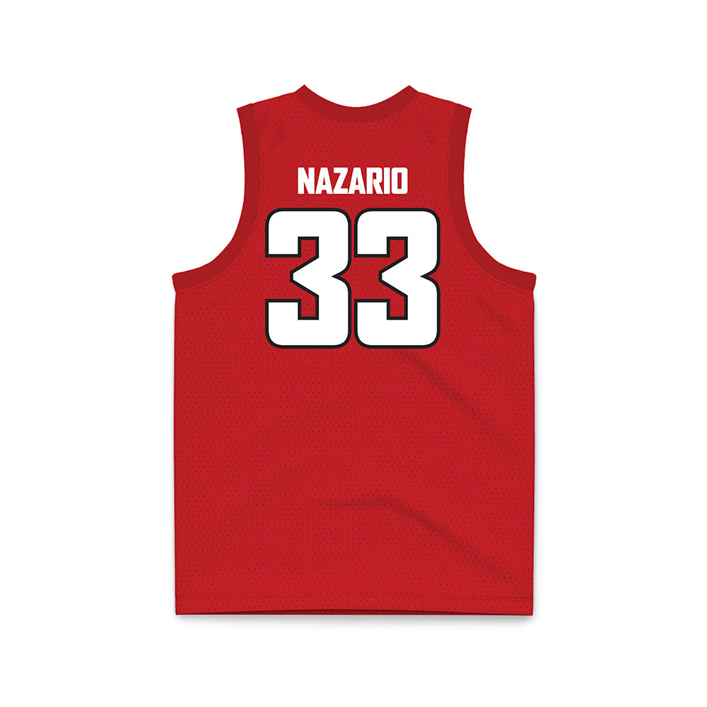 CSUN - NCAA Women's Basketball : Rita Nazario - Red Basketball Jersey-1