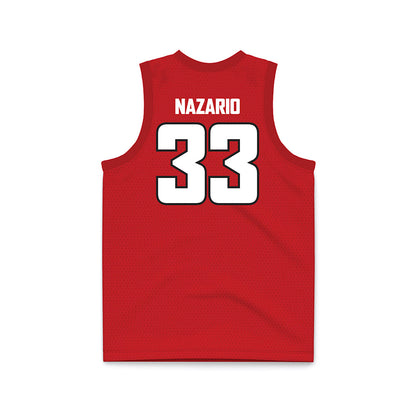 CSUN - NCAA Women's Basketball : Rita Nazario - Red Basketball Jersey-1