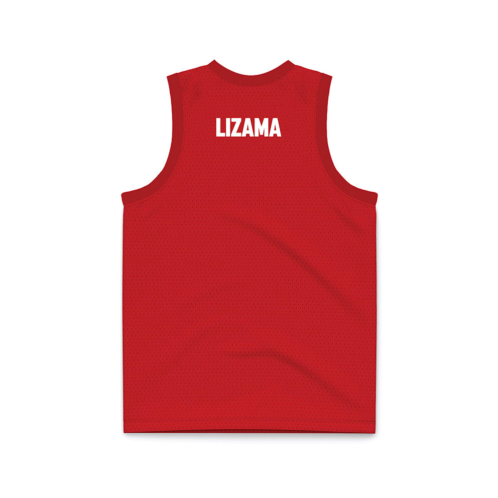 CSUN - NCAA Women's Basketball : Alondra Lizama - Red Basketball Jersey-1