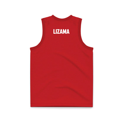 CSUN - NCAA Women's Basketball : Alondra Lizama - Red Basketball Jersey-1