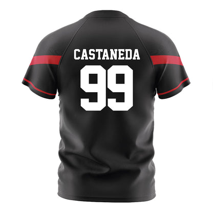 CSUN - NCAA Men's Soccer : Bryan Castaneda - Black Soccer Jersey-1