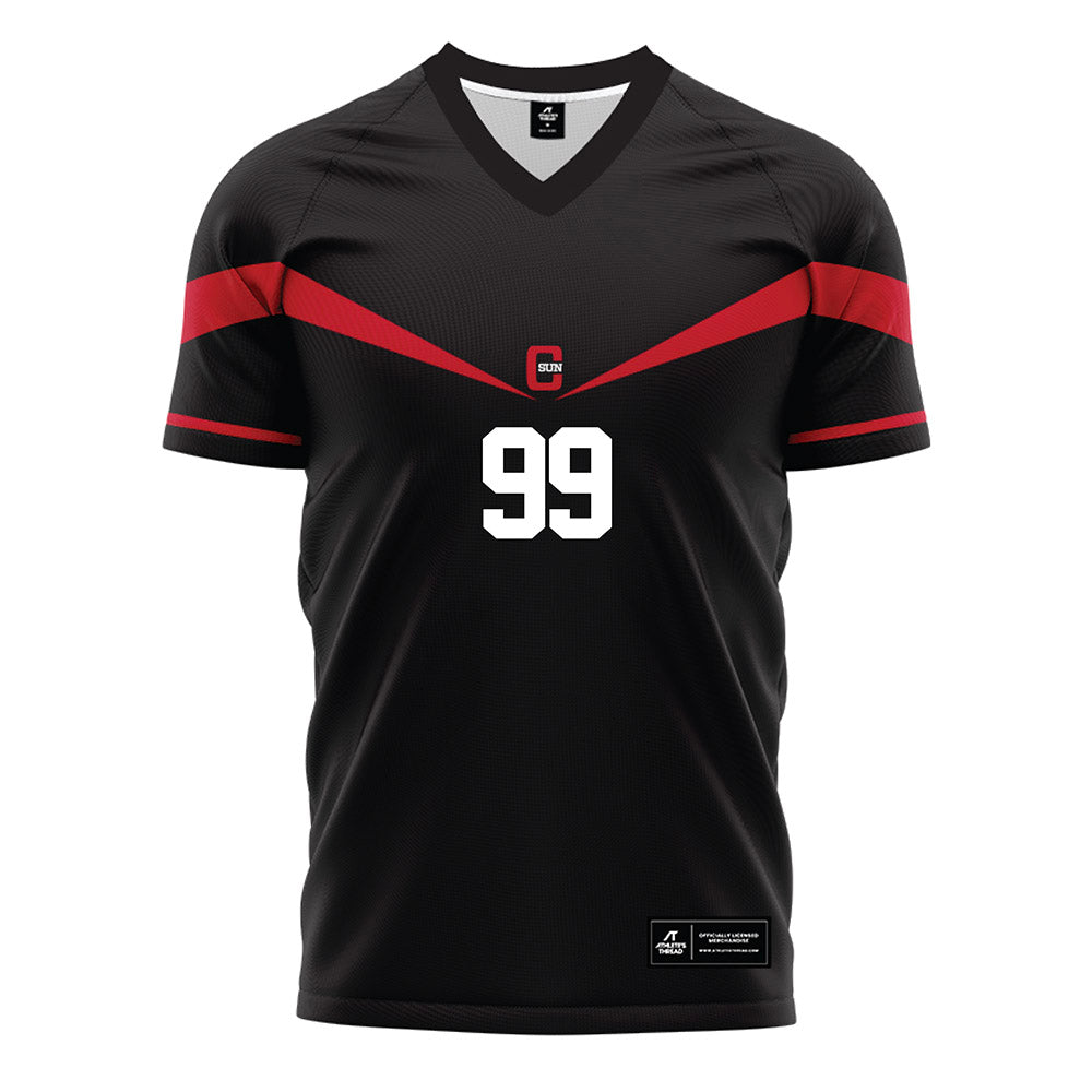 CSUN - NCAA Men's Soccer : Bryan Castaneda - Black Soccer Jersey-0