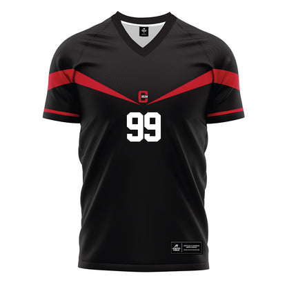 CSUN - NCAA Men's Soccer : Bryan Castaneda - Black Soccer Jersey-0