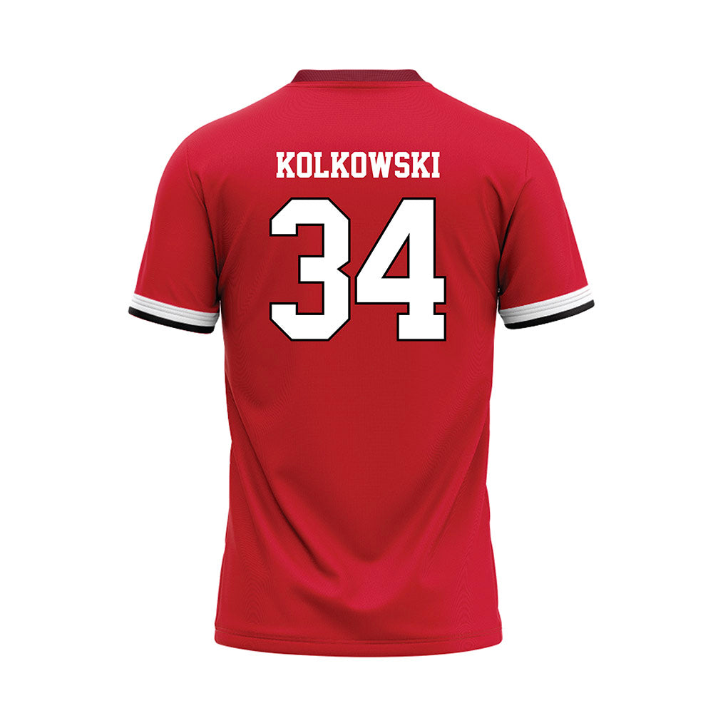 CSUN - NCAA Softball : Kylie Kolkowski - Red Baseball Jersey-1