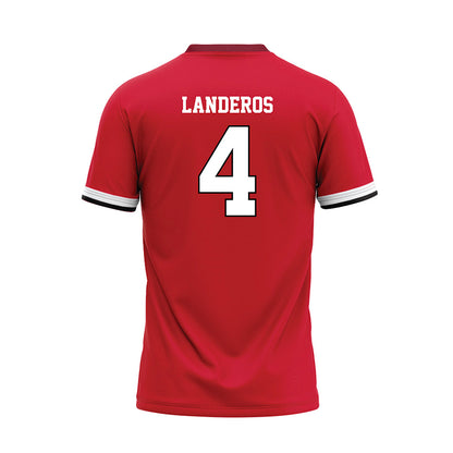 CSUN - NCAA Softball : Alexa Landeros - Red Baseball Jersey-1