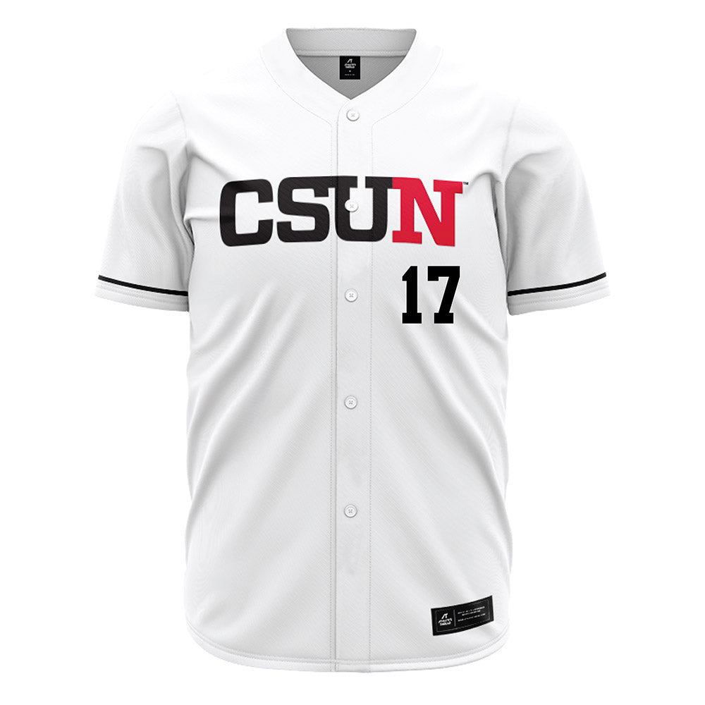CSUN - NCAA Baseball : Kyle Panganiban - White Jersey-0