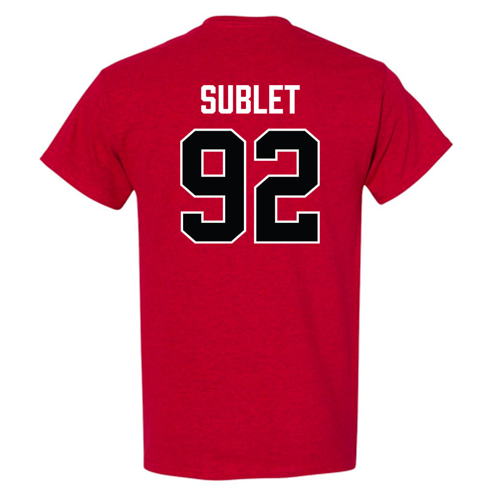 Lamar - NCAA Football : Broderick Sublet - Classic Shersey T-Shirt-1