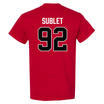 Lamar - NCAA Football : Broderick Sublet - Classic Shersey T-Shirt-1