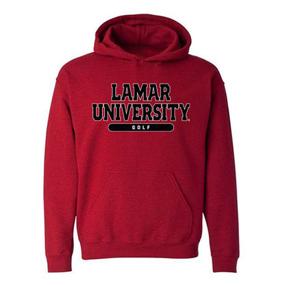 Lamar - NCAA Men's Golf : Luc Gavagnin - Classic Shersey Hooded Sweatshirt-0