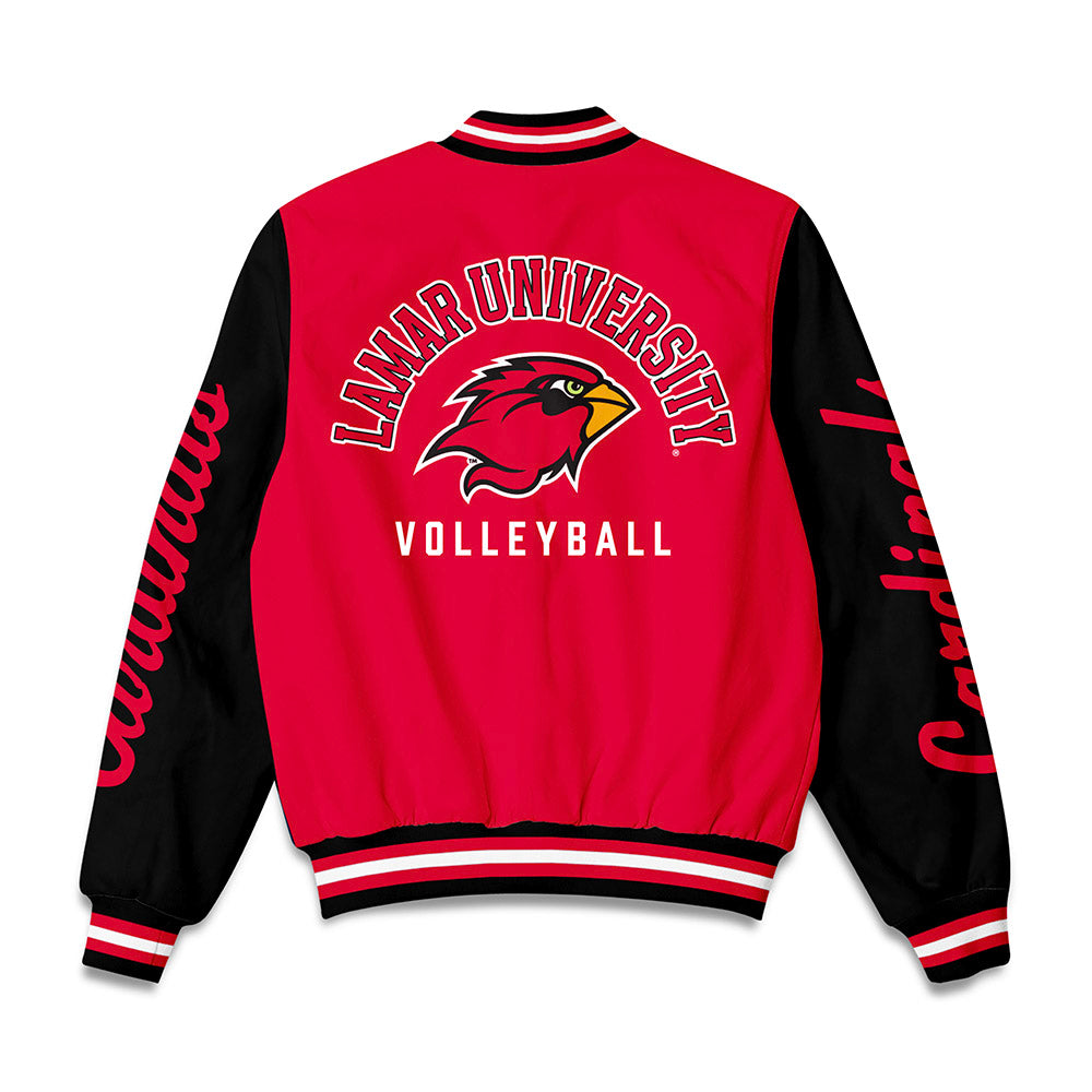 Lamar - NCAA Women's Volleyball : Gabrielle St. Louis - Bomber Jacket-1