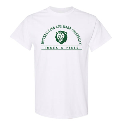 SELU - NCAA Men's Track & Field : Daniel Atinaya - T-Shirt-0