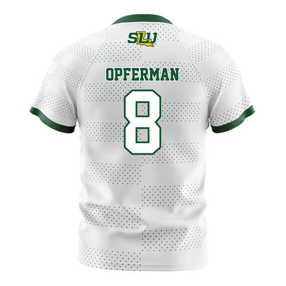 SELU - NCAA Women's Soccer : Brooke Opferman - White Soccer Jersey-1
