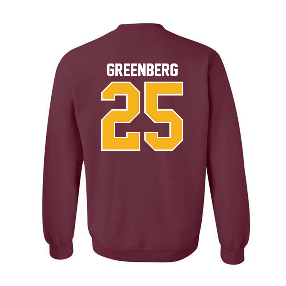 Winthrop - NCAA Baseball : Zach Greenberg - Classic Shersey Crewneck Sweatshirt-1