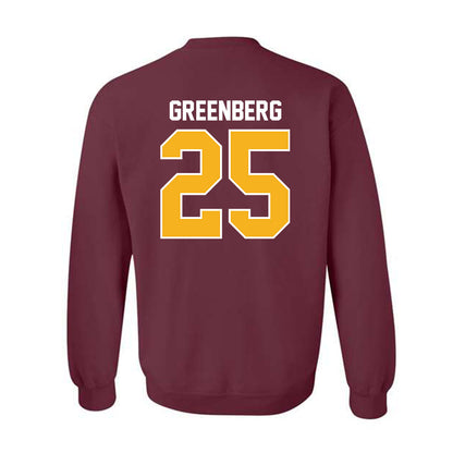 Winthrop - NCAA Baseball : Zach Greenberg - Classic Shersey Crewneck Sweatshirt-1