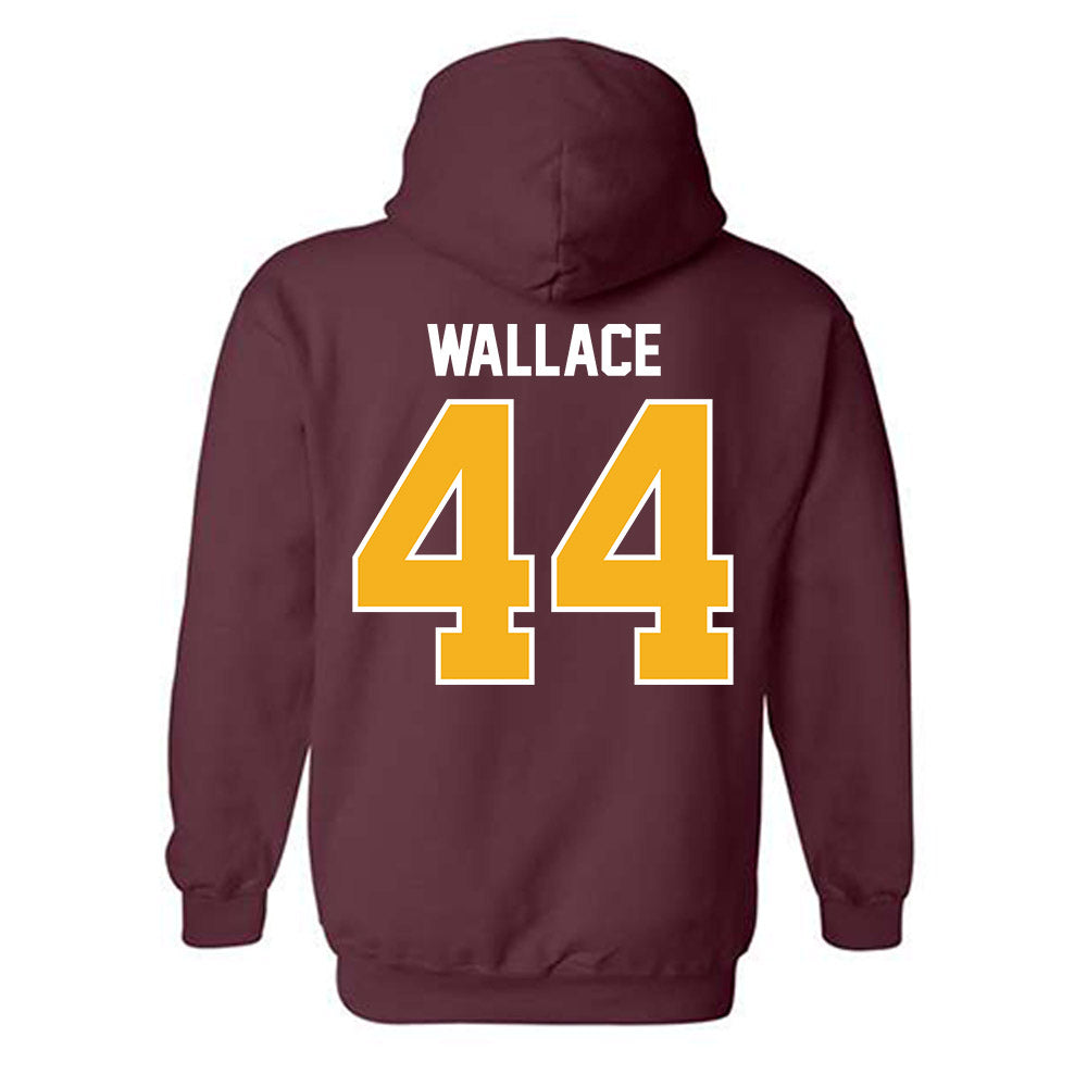 Winthrop - NCAA Baseball : CJ Wallace - Classic Shersey Hooded Sweatshirt-1