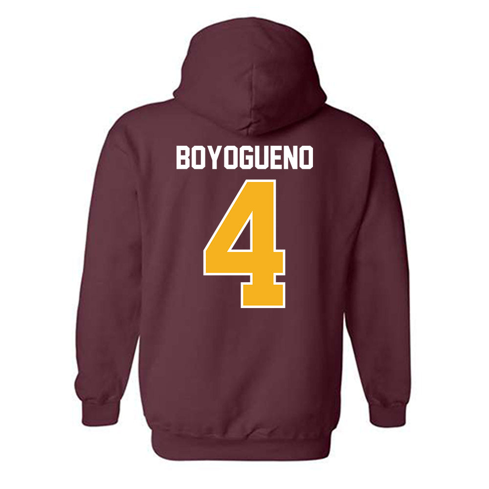 Winthrop - NCAA Men's Basketball : Pharrell Boyogueno - Classic Shersey Hooded Sweatshirt-1