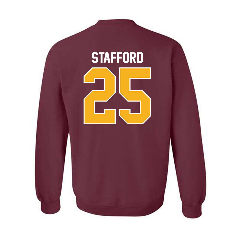 Winthrop - NCAA Men's Soccer : Christian Stafford - Classic Shersey Crewneck Sweatshirt-1