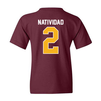 Winthrop - NCAA Baseball : Gabe Natividad - Classic Shersey Youth T-Shirt-1