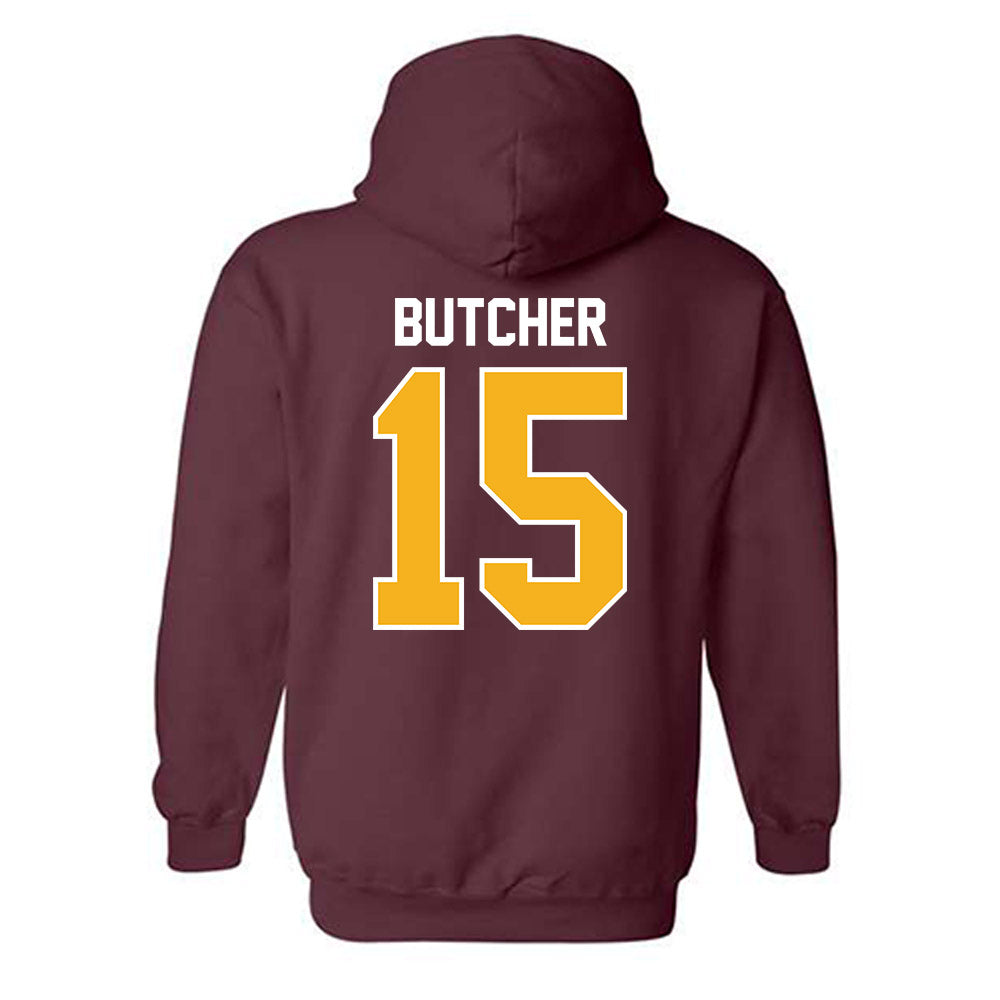 Winthrop - NCAA Baseball : Ryker Butcher - Classic Shersey Hooded Sweatshirt-1