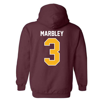 Winthrop - NCAA Women's Volleyball : Trabrece Marbley - Classic Shersey Hooded Sweatshirt-1