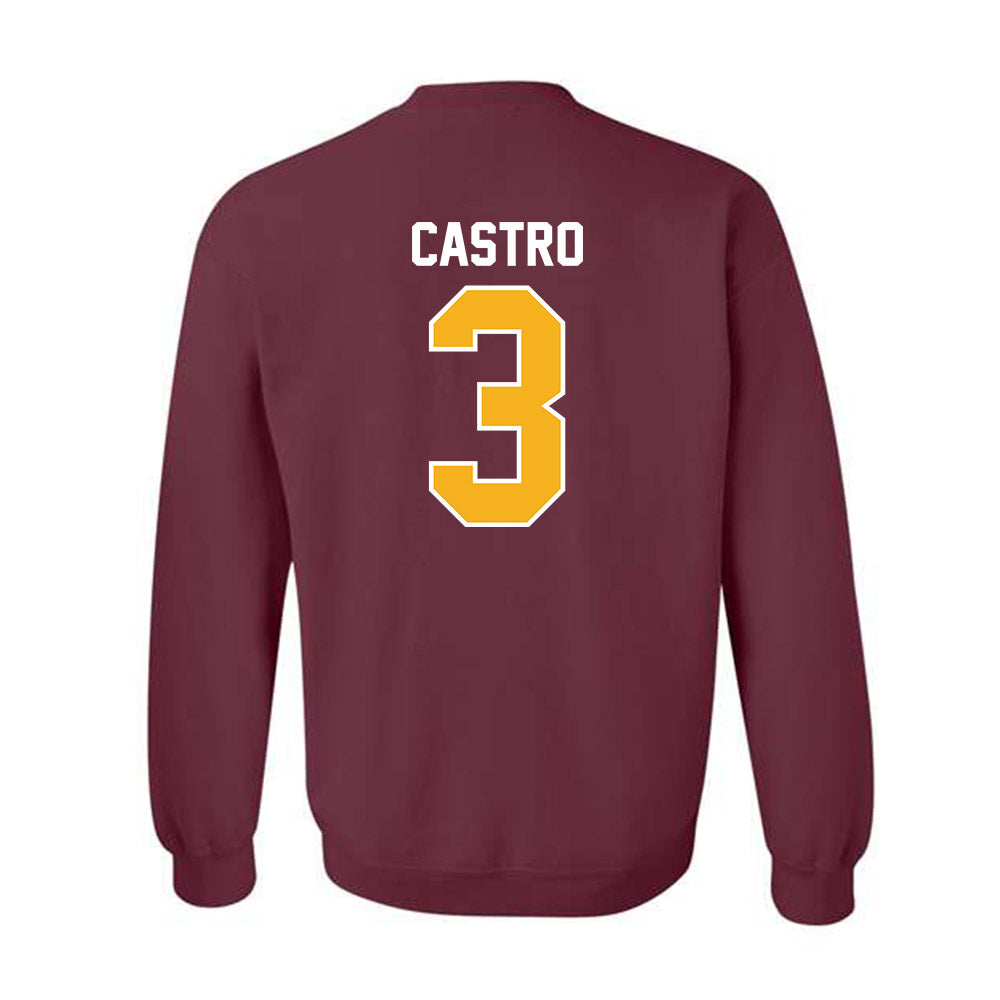 Winthrop - NCAA Men's Soccer : Emidio Castro - Classic Shersey Crewneck Sweatshirt-1
