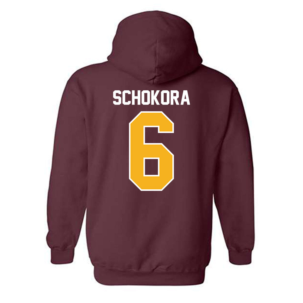 Winthrop - NCAA Women's Soccer : Evyn Schokora - Classic Shersey Hooded Sweatshirt-1