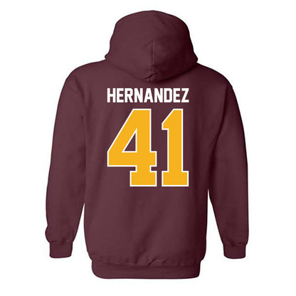 Winthrop - NCAA Baseball : Jaylen Hernandez - Classic Shersey Hooded Sweatshirt-1
