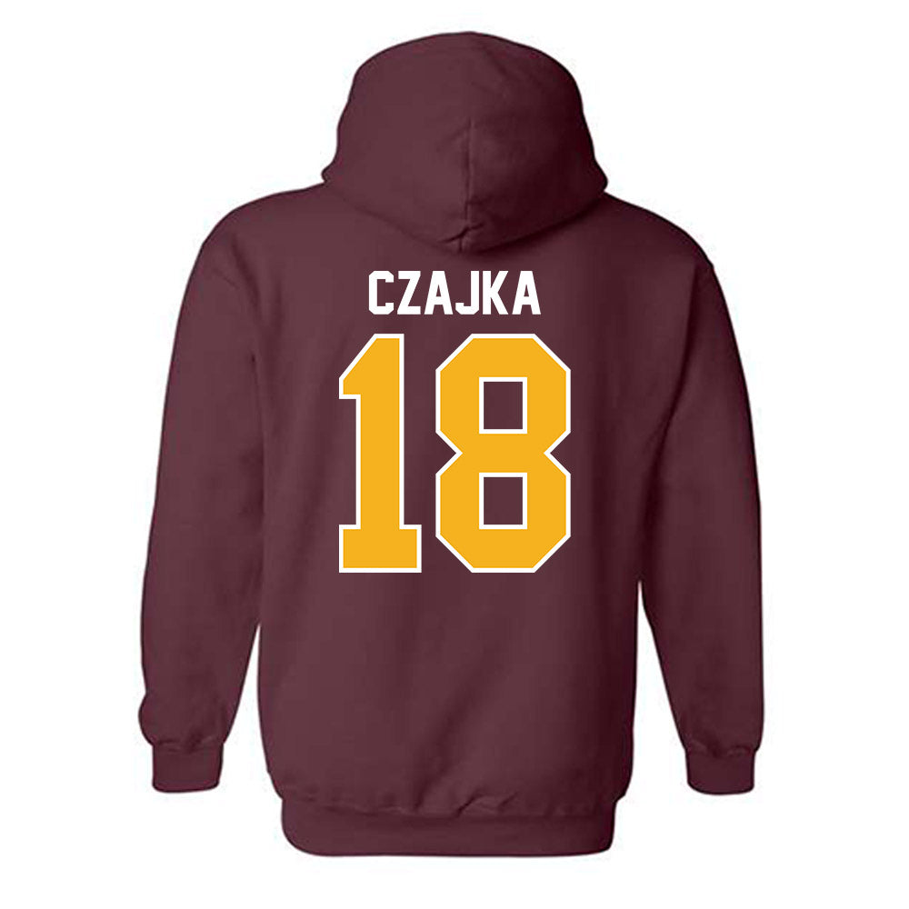 Winthrop - NCAA Women's Volleyball : Margaret Czajka - Classic Shersey Hooded Sweatshirt-1