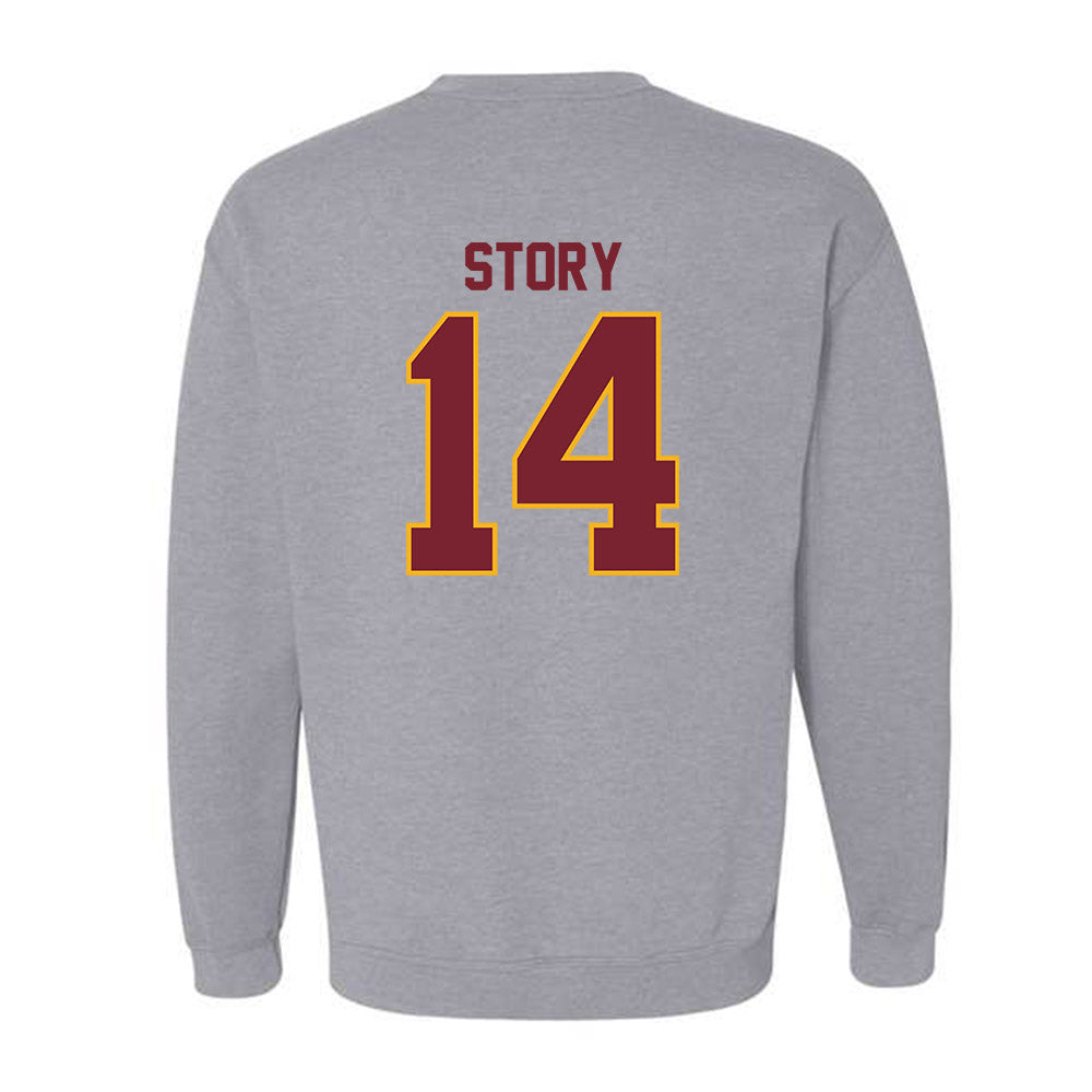 Winthrop - NCAA Men's Soccer : Logan Story - Classic Shersey Crewneck Sweatshirt-1