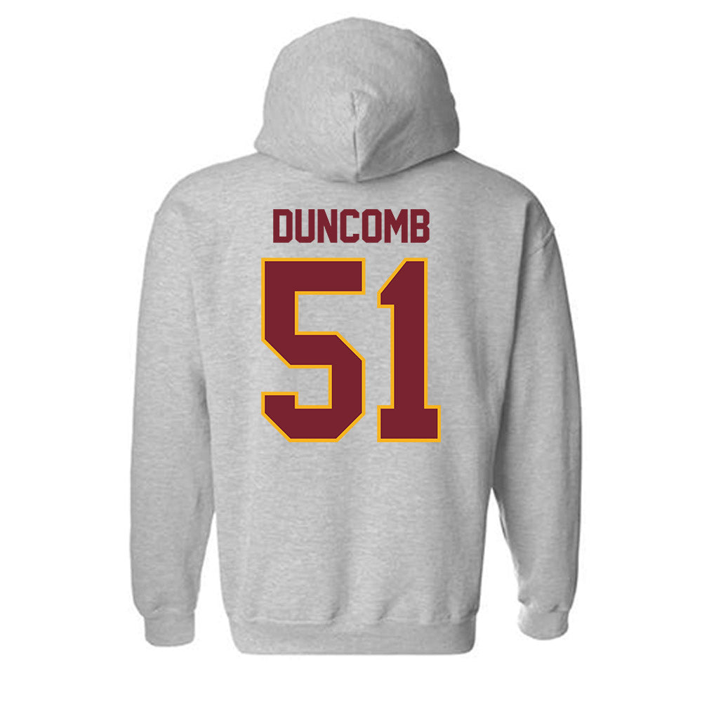 Winthrop - NCAA Men's Basketball : Logan Duncomb - Hooded Sweatshirt-1