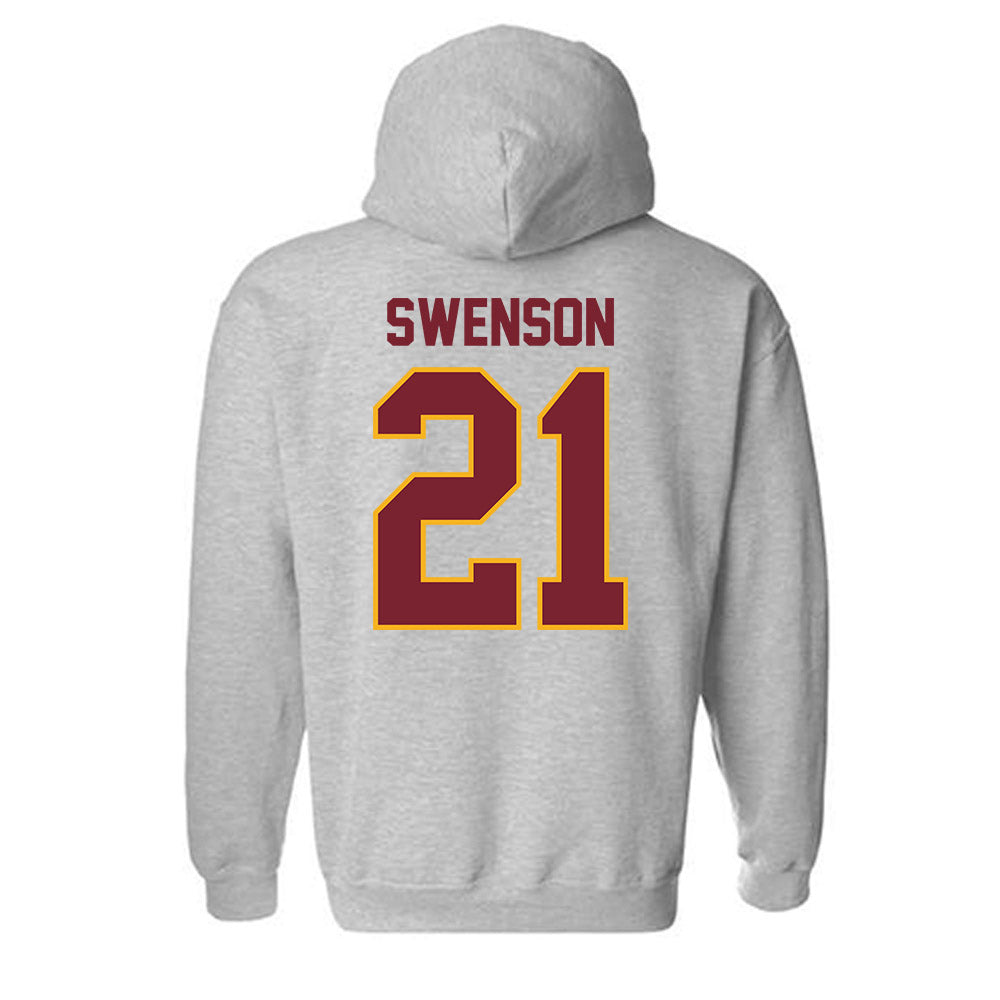 Winthrop - NCAA Men's Soccer : Caleb Swenson - Classic Shersey Hooded Sweatshirt-1