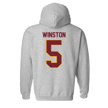 Winthrop - NCAA Women's Soccer : Zaria Winston - Classic Shersey Hooded Sweatshirt-1