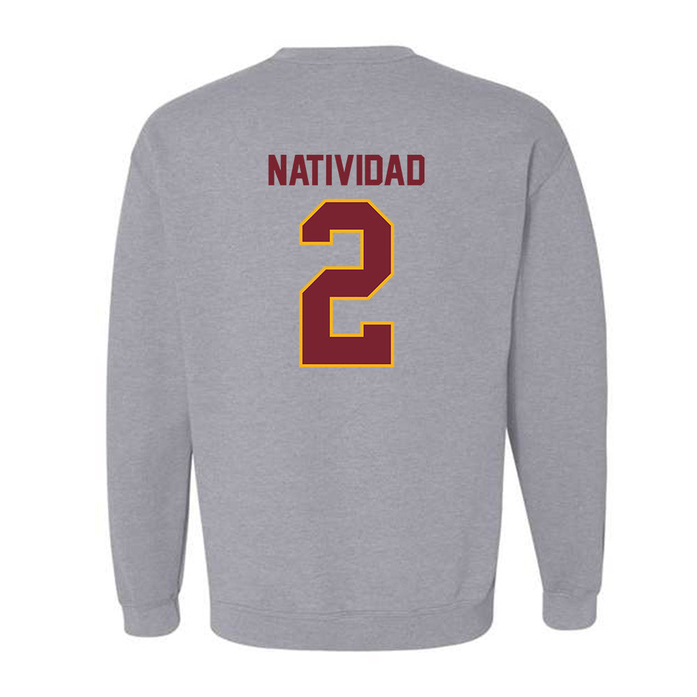 Winthrop - NCAA Baseball : Gabe Natividad - Classic Shersey Crewneck Sweatshirt-1
