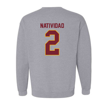 Winthrop - NCAA Baseball : Gabe Natividad - Classic Shersey Crewneck Sweatshirt-1