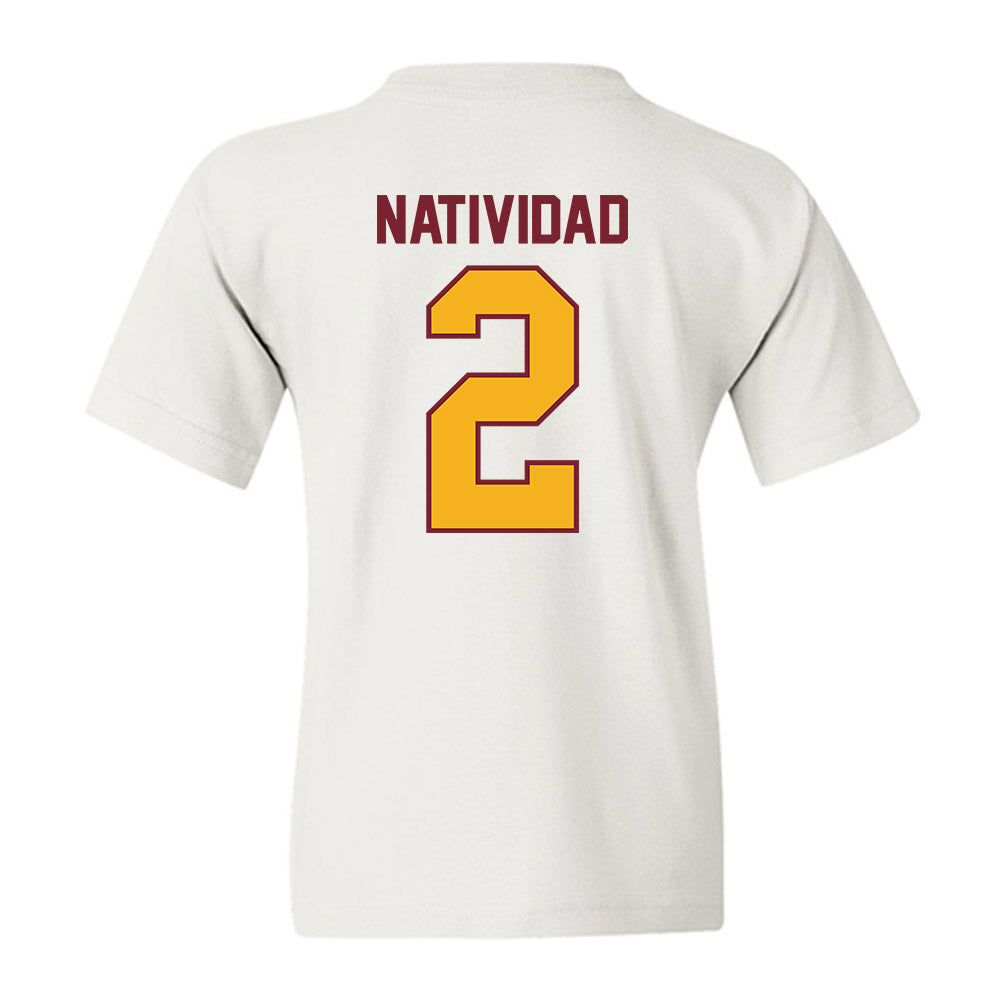 Winthrop - NCAA Baseball : Gabe Natividad - Classic Shersey Youth T-Shirt-1