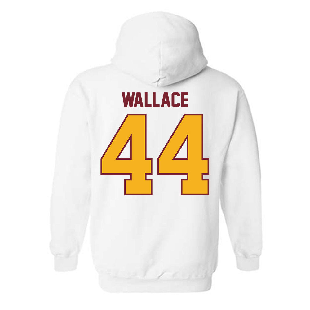 Winthrop - NCAA Baseball : CJ Wallace - Classic Shersey Hooded Sweatshirt-1