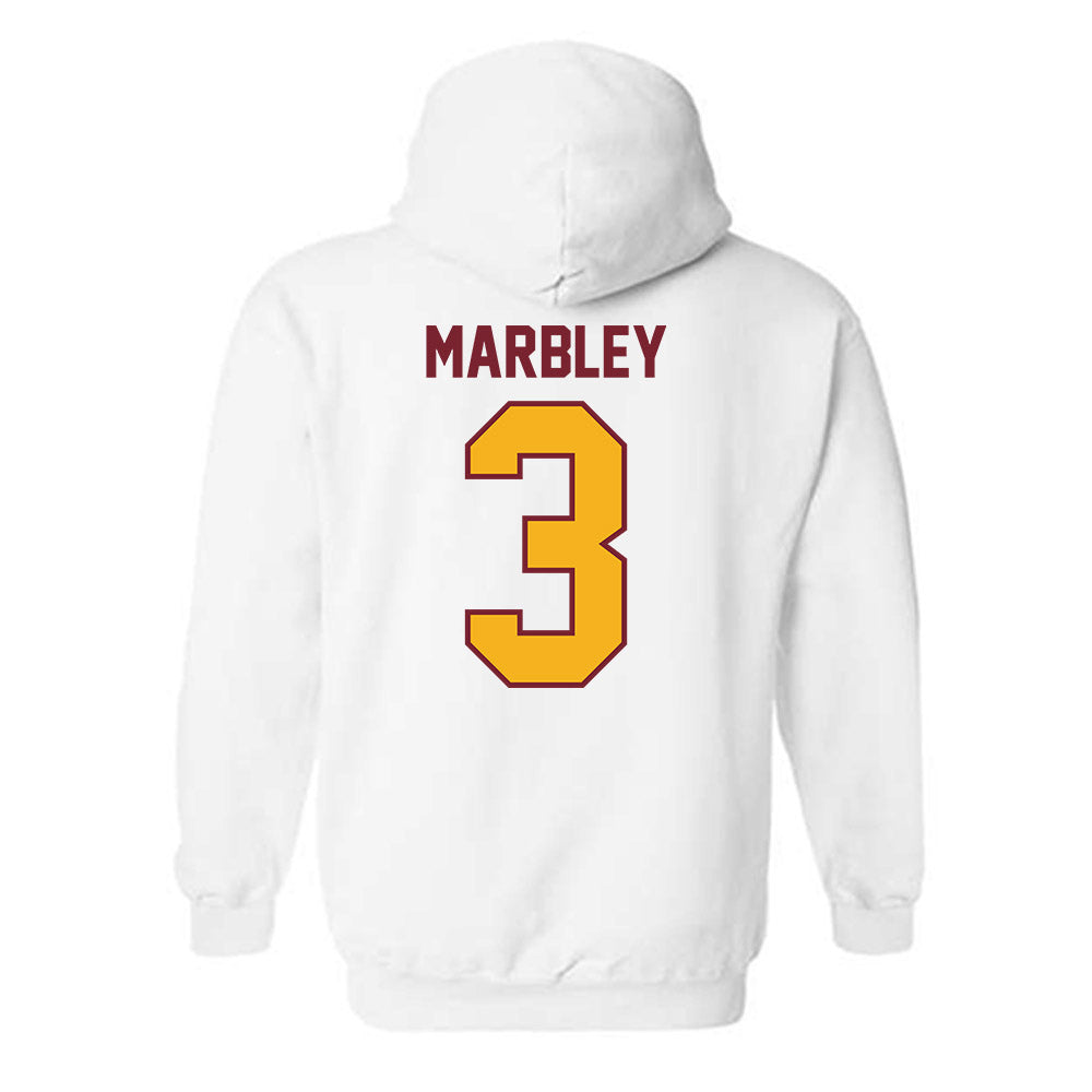 Winthrop - NCAA Women's Volleyball : Trabrece Marbley - Classic Shersey Hooded Sweatshirt-1