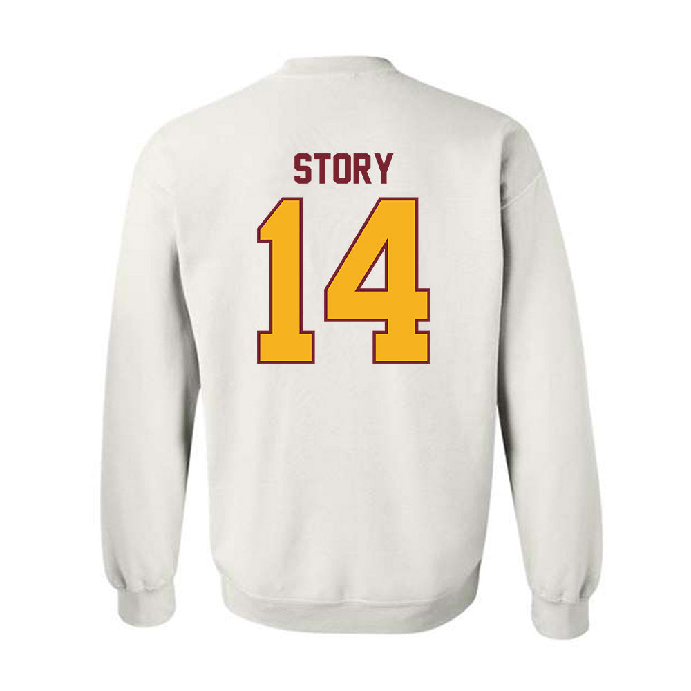 Winthrop - NCAA Men's Soccer : Logan Story - Classic Shersey Crewneck Sweatshirt-1